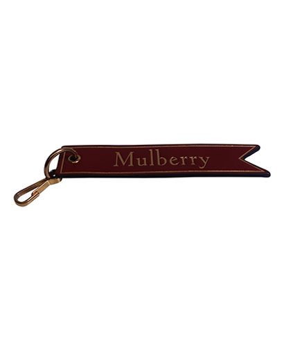 Mulberry Snap Hook Keyring, front view